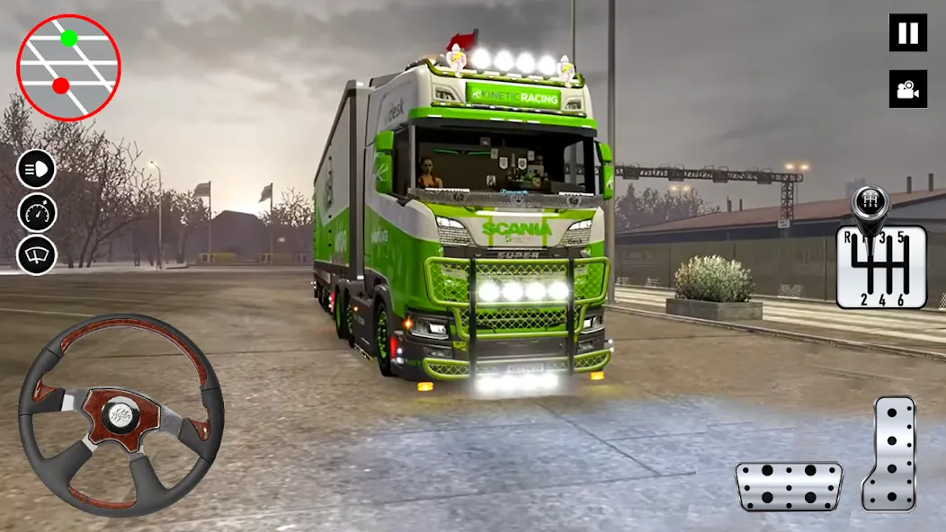 World Truck Grand Transport 3D МОД/Взлом [Меню, Бесконечные монеты и Открытые уровни] Screenshot 1