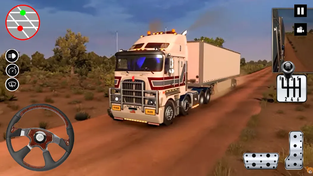 World Truck Grand Transport 3D МОД/Взлом [Меню, Бесконечные монеты и Открытые уровни] Screenshot 4