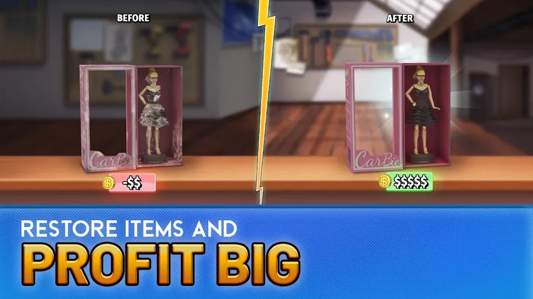 Bid Wars: Collect Items (Бид Варс 3) МОД/Взлом [Много денег, Монет и Все открыто] Screenshot 3