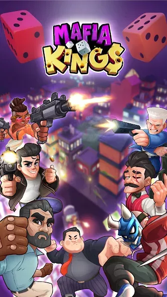 Mafia Kings - Mob Board Game (Мафия Кингс) МОД/Взлом [Меню, Бесконечные монеты и Открытые уровни] Screenshot 1