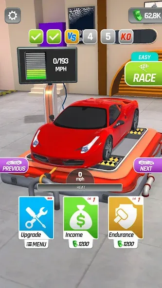 Dyno Racing (Дино Рейсинг) МОД/Взлом [Много денег, Монет и Все открыто] Screenshot 1