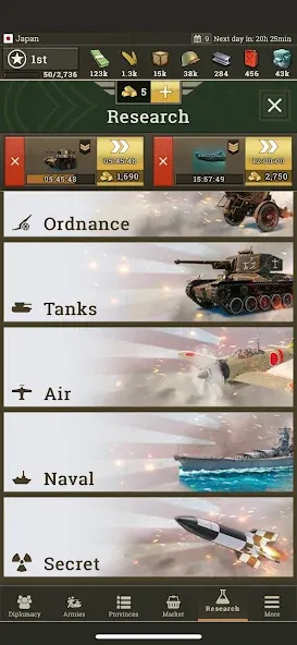 Call of War: Frontlines МОД/Взлом [Все открыто, Дополнительные деньги и Меню MOD] Screenshot 4