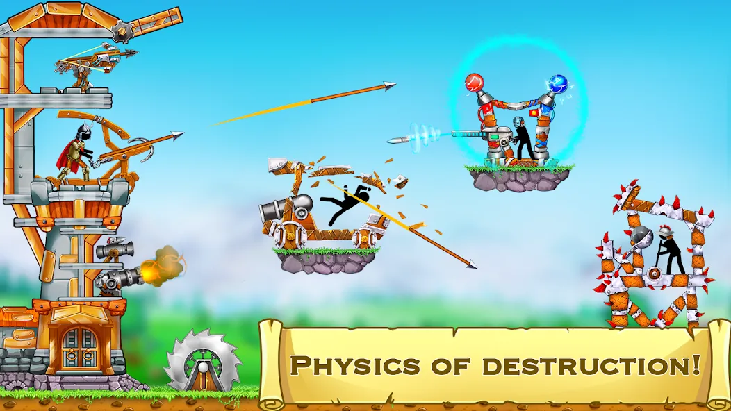 The Catapult 2 : bone masters МОД/Взлом [Меню, Бесконечные монеты и Открытые уровни] Screenshot 5