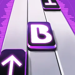 Скачать Взломанная Beat Tiles: Music Game на Андроид (Много денег)