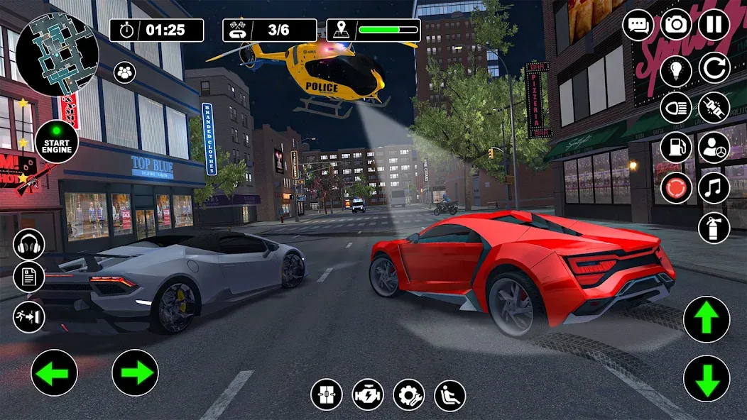 Police Helicopter Chase Game МОД/Взлом [Много монет, Открытые уровни и Мега MOD] Screenshot 3