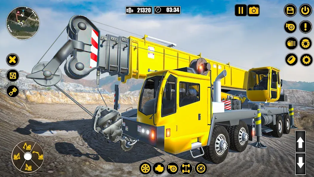 Construction Machine Real JCB МОД/Взлом [Все открыто, Дополнительные деньги и Меню MOD] Screenshot 3