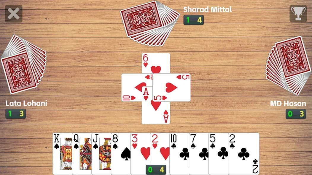 Callbreak League - Card Game (Колбрик Лига) МОД/Взлом [Много денег, Монет и Все открыто] Screenshot 1
