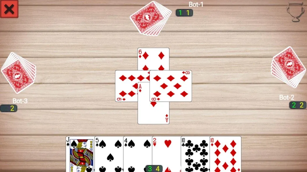 Callbreak Master - Card Game (Коллбрейк Мастер) МОД/Взлом [Меню, Бесконечные монеты и Открытые уровни] Screenshot 4