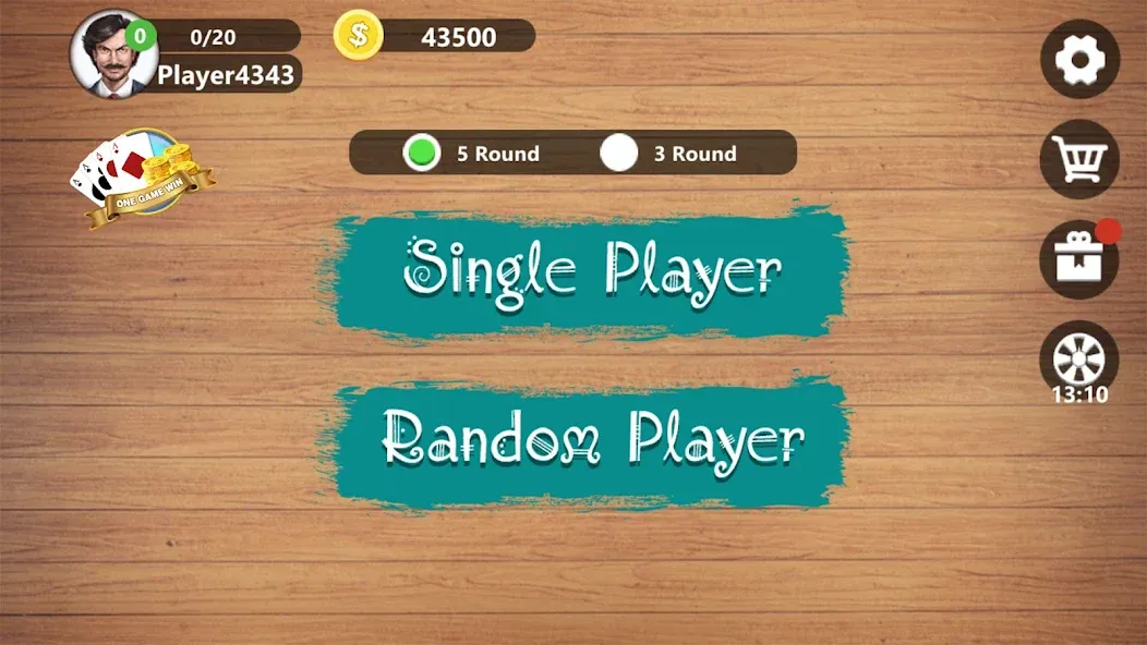 Callbreak Master 3 - Card Game МОД/Взлом [Меню, Бесконечные монеты и Открытые уровни] Screenshot 1