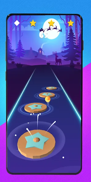 Cartoon cat - Hop tiles rush (Картун кэт) МОД/Взлом [Все открыто, Дополнительные деньги и Меню MOD] Screenshot 3