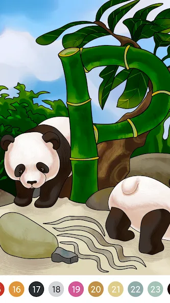 Color.Me: Coloring Puzzle МОД/Взлом [Все открыто, Дополнительные деньги и Меню MOD] Screenshot 2