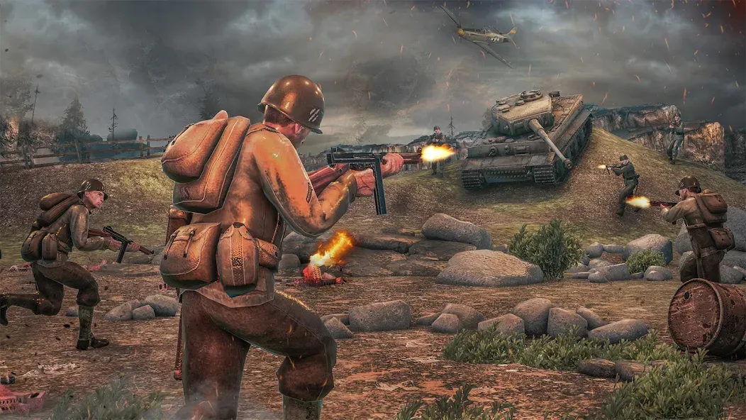 Medal of War – WW2 Games 2024 — скриншот 1 Medal of War – WW2 Games 2024 — скриншот 1