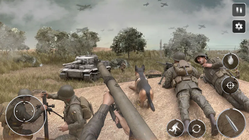 Call Of Courage : WW2 Shooting МОД/Взлом [Бесконечные деньги, Монеты и Мега MOD] Screenshot 3