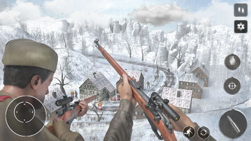 Call Of Courage : WW2 Shooting МОД/Взлом [Бесконечные деньги, Монеты и Мега MOD] Screenshot 4