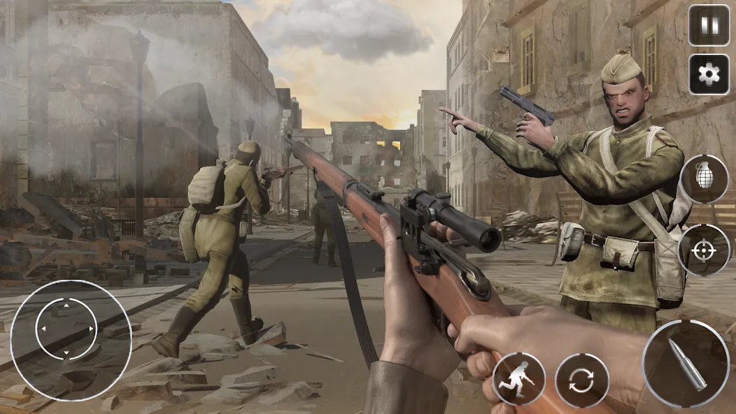 Call Of Courage : WW2 Shooting МОД/Взлом [Бесконечные деньги, Монеты и Мега MOD] Screenshot 5
