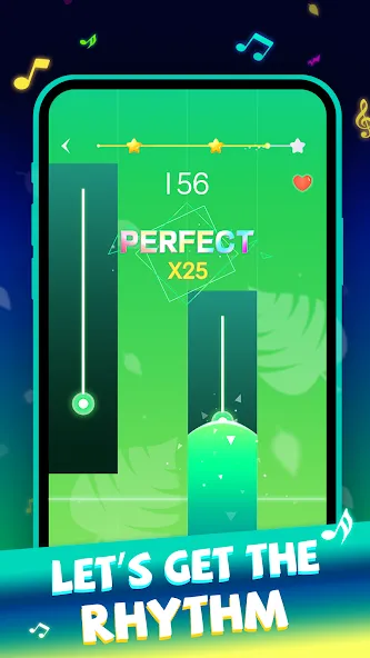 Beat Piano Dance:music game (Маджик Пиано Тайлз) МОД/Взлом [Много денег, Монет и Все открыто] Screenshot 3