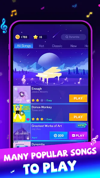 Beat Piano Dance:music game (Маджик Пиано Тайлз) МОД/Взлом [Много денег, Монет и Все открыто] Screenshot 5
