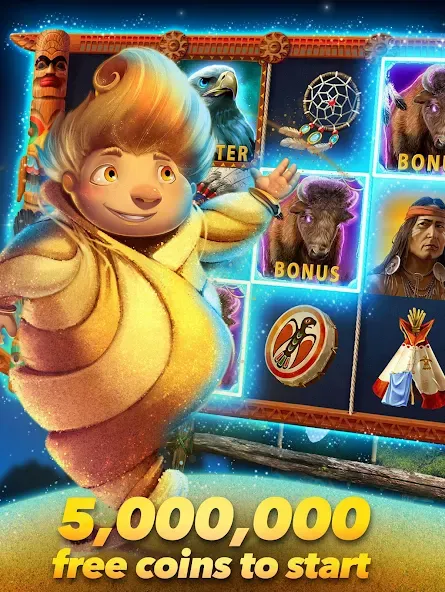 Sandman Slots - Slot Machines МОД/Взлом [Бесконечные деньги, Монеты и Мега MOD] Screenshot 1