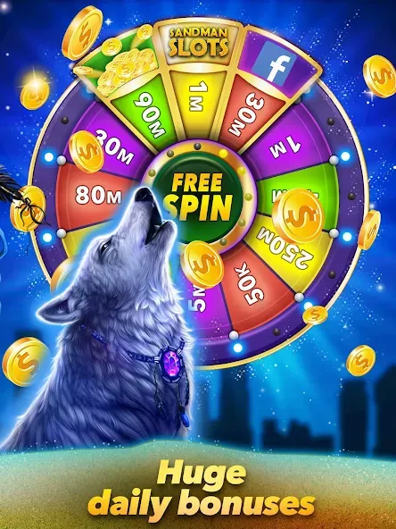Sandman Slots - Slot Machines МОД/Взлом [Бесконечные деньги, Монеты и Мега MOD] Screenshot 4