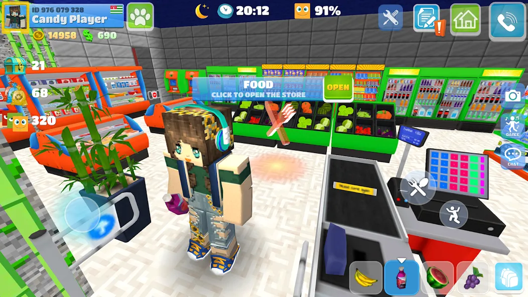 School Party Craft МОД/Взлом [Деньги, Монеты и Меню MOD] Screenshot 4