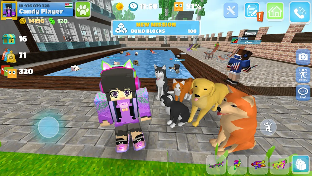 School Party Craft МОД/Взлом [Деньги, Монеты и Меню MOD] Screenshot 5