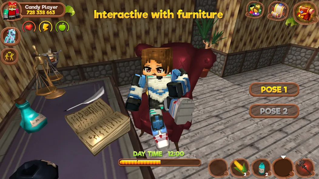 Pony World Craft МОД/Взлом [Много денег, Монет и Все открыто] Screenshot 2