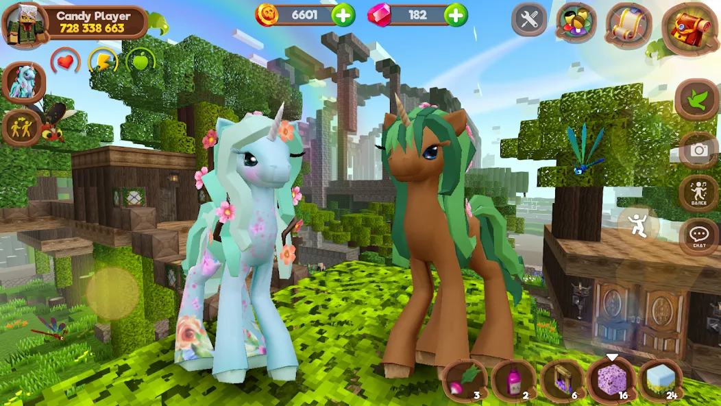 Pony World Craft МОД/Взлом [Много денег, Монет и Все открыто] Screenshot 3
