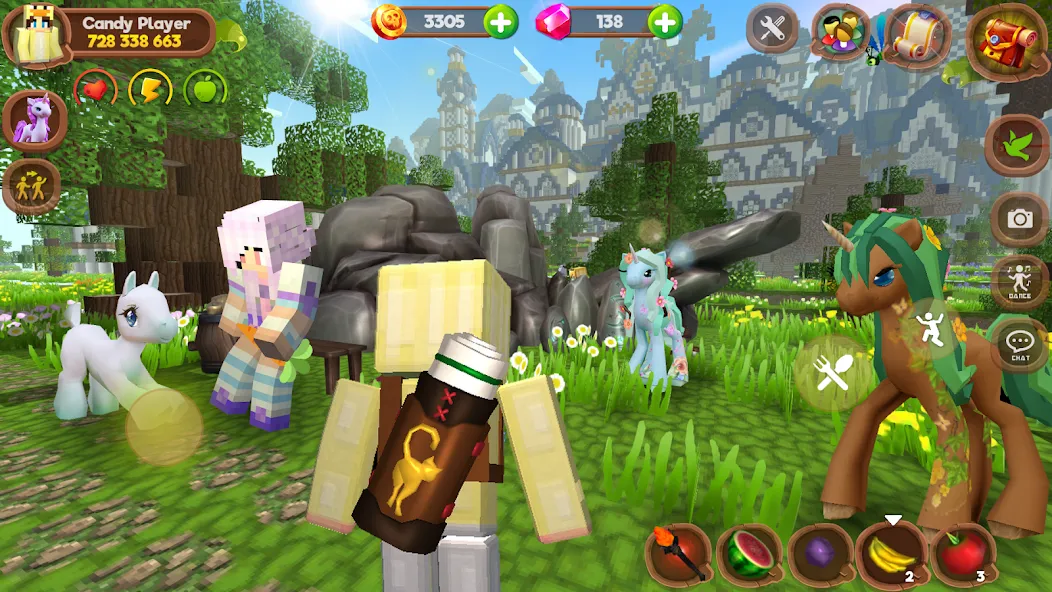 Pony World Craft МОД/Взлом [Много денег, Монет и Все открыто] Screenshot 4