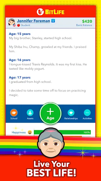 BitLife - Life Simulator (БитЛайф) МОД/Взлом [Много монет, Открытые уровни и Мега MOD] Screenshot 4