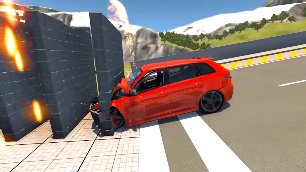 Beam Drive Road Crash 3D Games (Бим Драйв Роад Краш 3Д Геймс) МОД/Взлом [Деньги, Монеты и Меню MOD] Screenshot 3