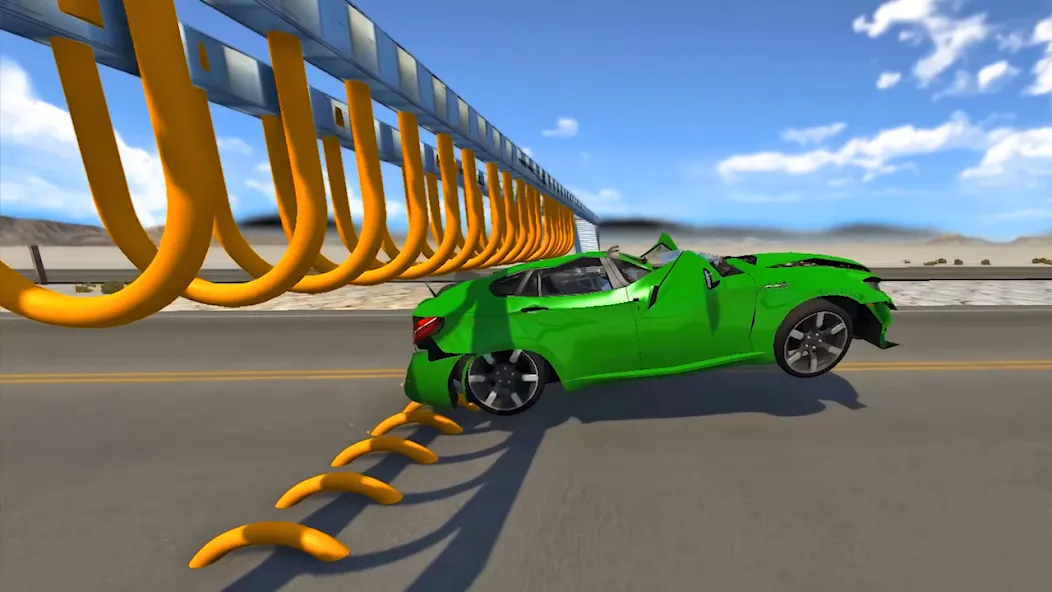 Beam Drive Road Crash 3D Games (Бим Драйв Роад Краш 3Д Геймс) МОД/Взлом [Деньги, Монеты и Меню MOD] Screenshot 4
