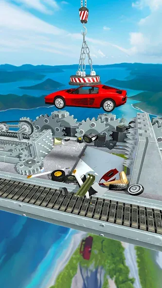 Car Crusher Kingdom (Кар Крашер Кингдом) МОД/Взлом [Меню, Бесконечные монеты и Открытые уровни] Screenshot 1