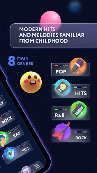 Music Robo Quiz (Мьюзик Робо Квиз) МОД/Взлом [Бесконечные деньги, Монеты и Мега MOD] Screenshot 3