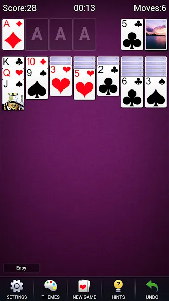 Solitaire -Klondike Card Games МОД/Взлом [Все открыто, Дополнительные деньги и Меню MOD] Screenshot 3