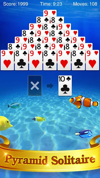 Pyramid Solitaire МОД/Взлом [Много денег, Монет и Все открыто] Screenshot 1