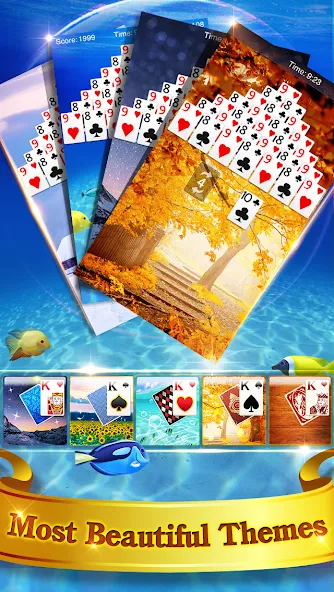 Pyramid Solitaire МОД/Взлом [Много денег, Монет и Все открыто] Screenshot 4