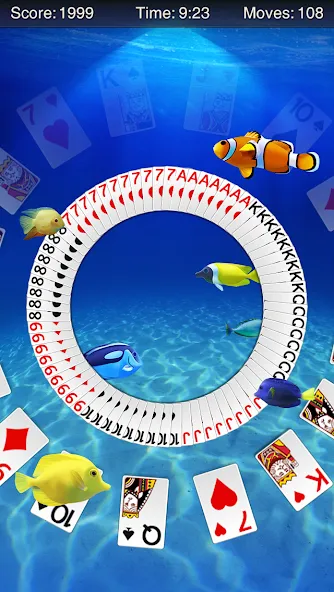 Spider Solitaire МОД/Взлом [Бесконечные деньги, Монеты и Мега MOD] Screenshot 3