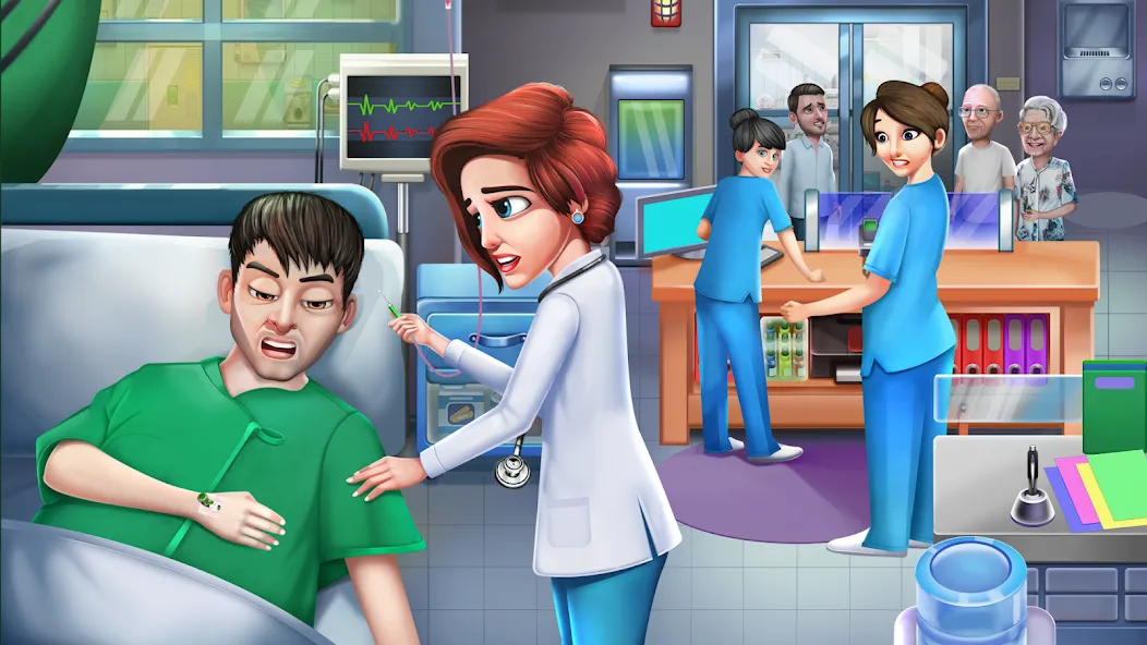 Doctor Hospital Games Offline МОД/Взлом [Деньги, Монеты и Меню MOD] Screenshot 1