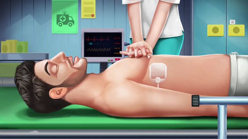 Doctor Hospital Games Offline МОД/Взлом [Деньги, Монеты и Меню MOD] Screenshot 4