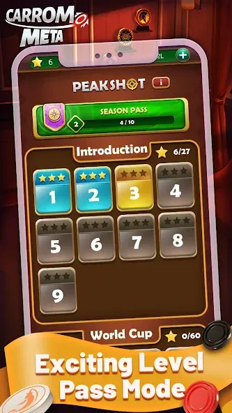 Carrom Meta-Board Disc Game (Карром Мета) МОД/Взлом [Деньги, Монеты и Меню MOD] Screenshot 5