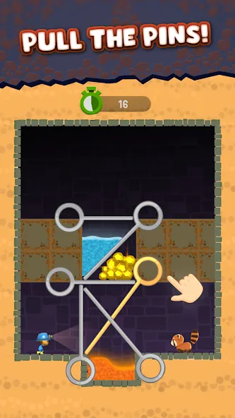 Mine Rescue: Gold Mining Games (Майн Рескью) МОД/Взлом [Все открыто, Дополнительные деньги и Меню MOD] Screenshot 2