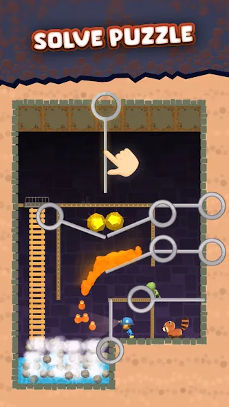 Mine Rescue: Gold Mining Games (Майн Рескью) МОД/Взлом [Все открыто, Дополнительные деньги и Меню MOD] Screenshot 4