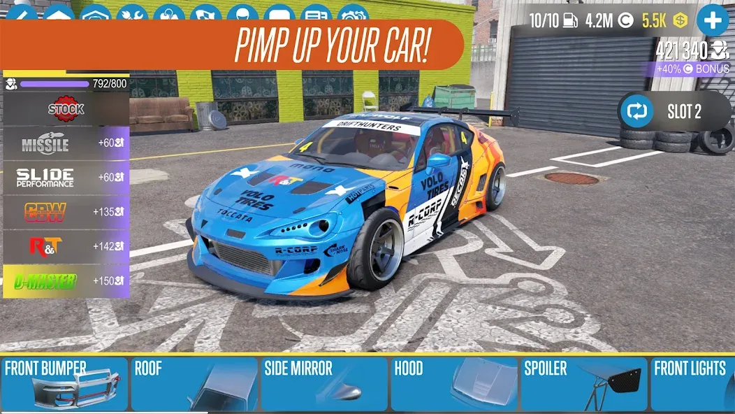 CarX Drift Racing 2 (КарХ Дрифт Рейсинг 2) МОД/Взлом [Деньги, Монеты и Меню MOD] Screenshot 5