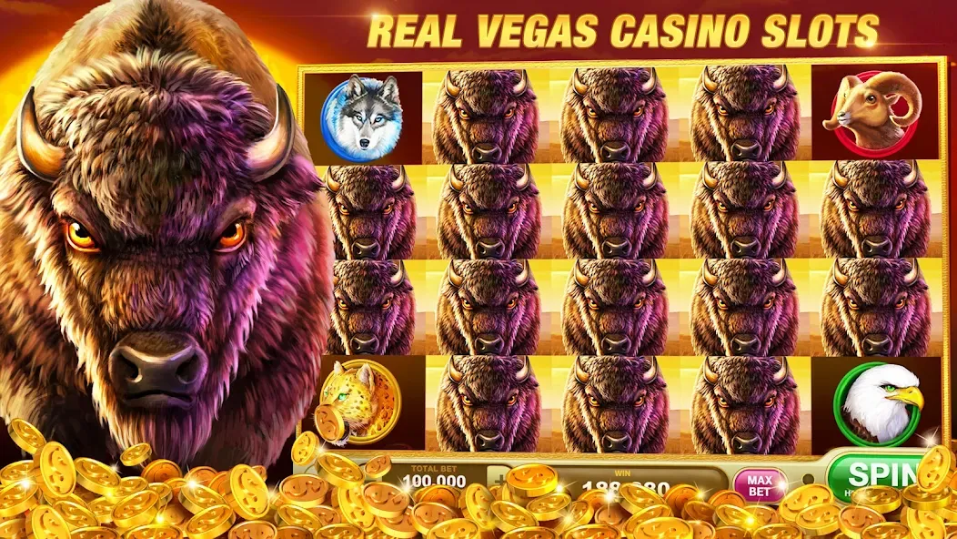 Slots Rush: Vegas Casino Slots (Слотс Раш) МОД/Взлом [Бесконечные деньги, Монеты и Мега MOD] Screenshot 3