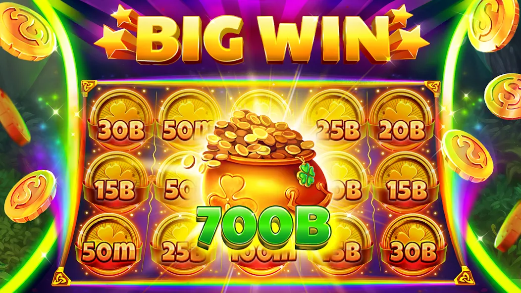 Slots Crush online casino game (Слотс Краш) МОД/Взлом [Меню, Бесконечные монеты и Открытые уровни] Screenshot 2