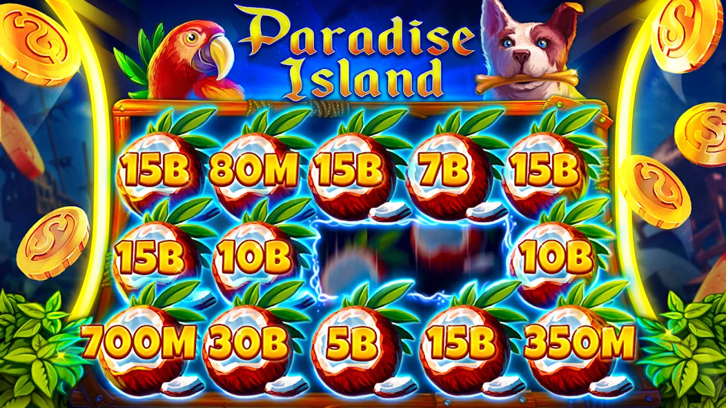 Slots Crush online casino game (Слотс Краш) МОД/Взлом [Меню, Бесконечные монеты и Открытые уровни] Screenshot 5