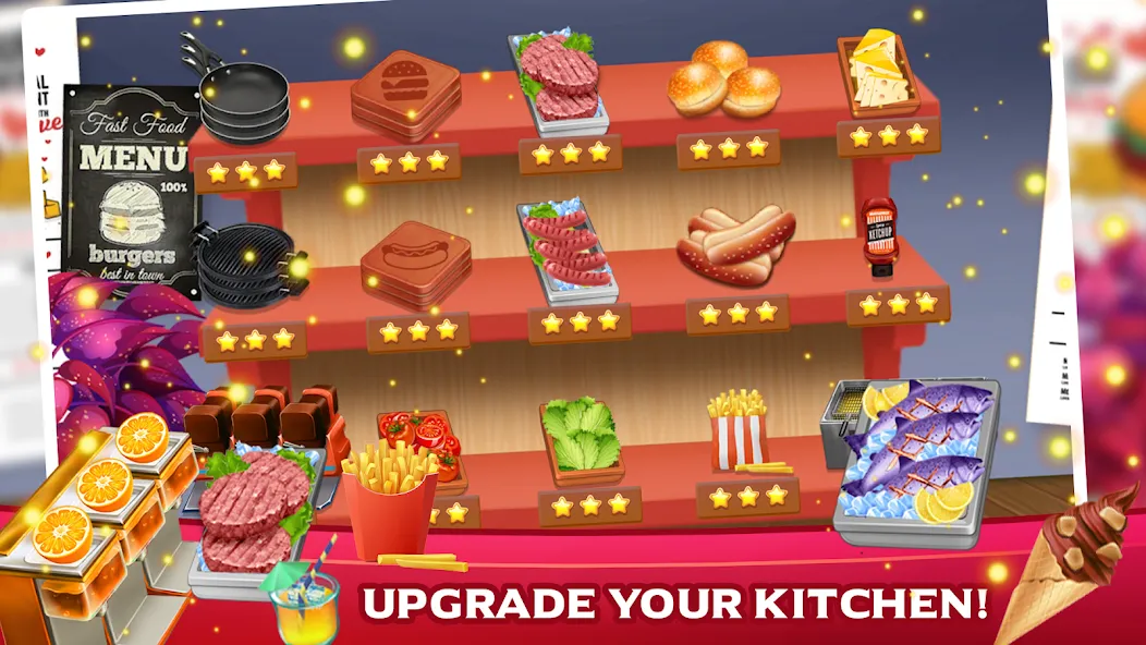Cooking Mastery: Kitchen games МОД/Взлом [Деньги, Монеты и Меню MOD] Screenshot 4