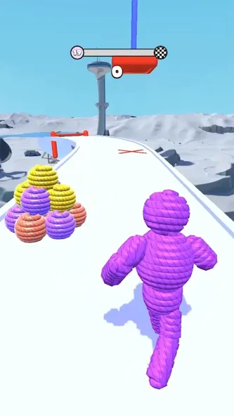 Rope-Man Run (Трос) МОД/Взлом [Деньги, Монеты и Меню MOD] Screenshot 1
