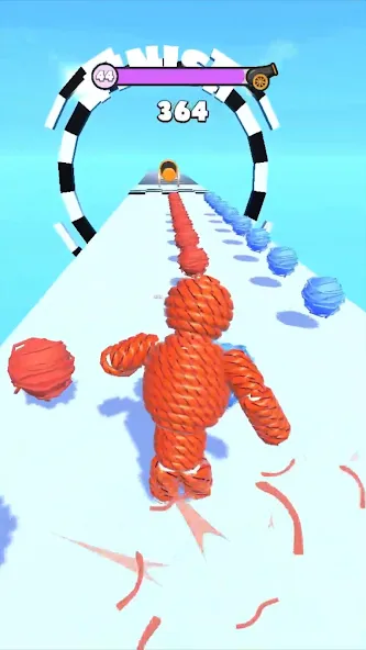 Rope-Man Run (Трос) МОД/Взлом [Деньги, Монеты и Меню MOD] Screenshot 5