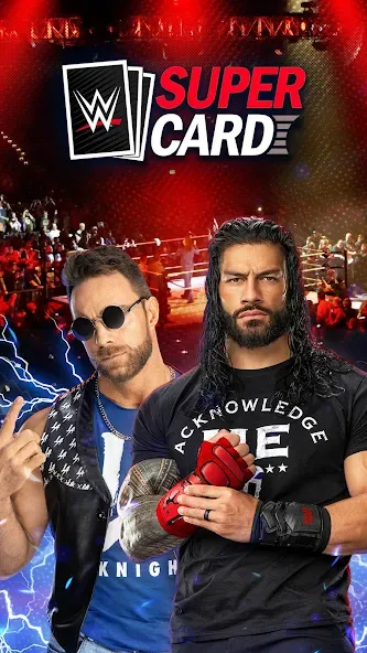 WWE SuperCard - Battle Cards (ВВЕ СуперКард) МОД/Взлом [Деньги, Монеты и Меню MOD] Screenshot 1